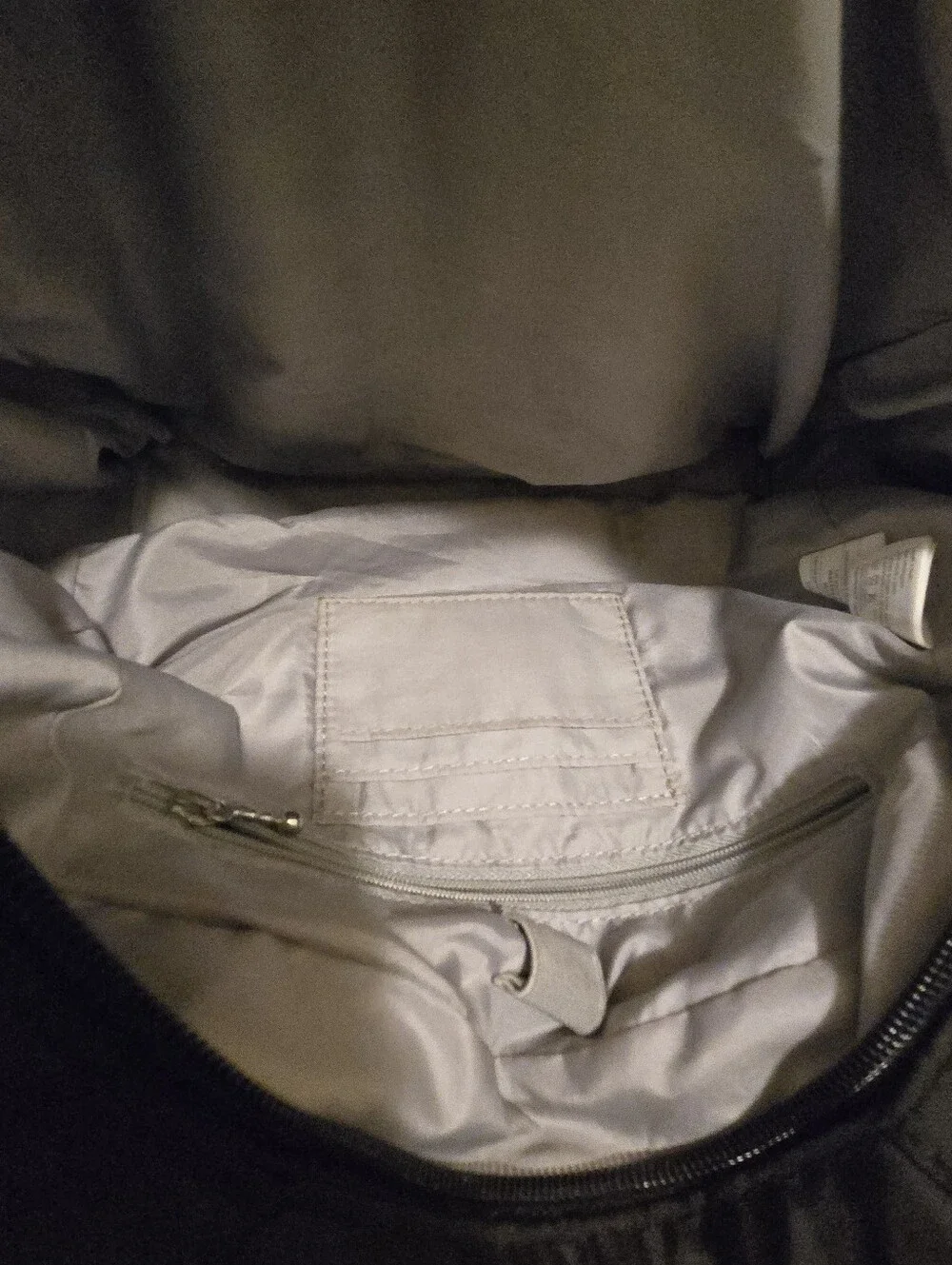 Black  Baggallini Backpack Bag with Silver Turn-Lock Closure
